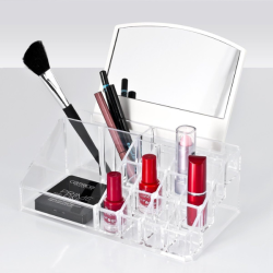 Acrylic Makeup Organizer with Mirror 